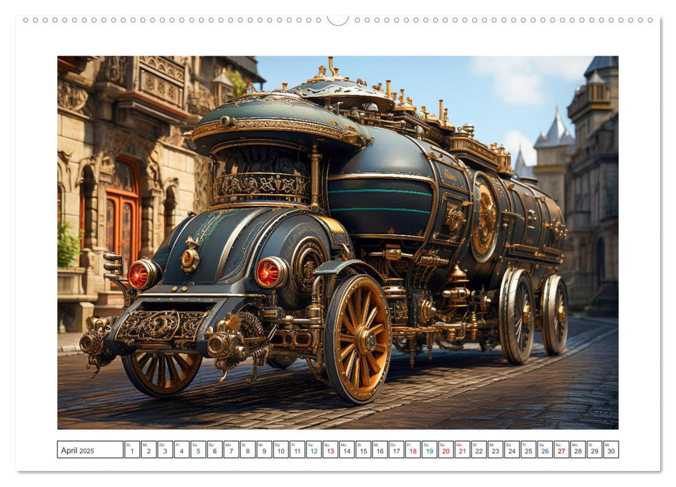 Steampunk Vehicles (CALVENDO Wandkalender 2025)