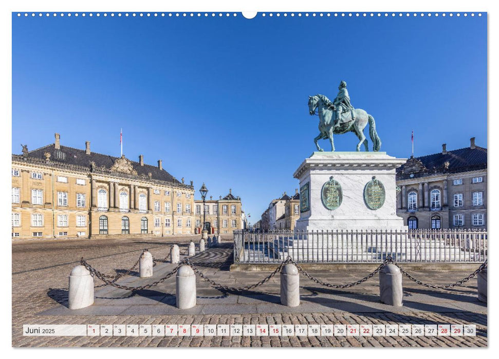 KOPENHAGEN Malerisches Stadtherz (CALVENDO Premium Wandkalender 2025)