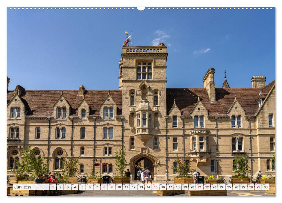 England - Oxford (CALVENDO Premium Wandkalender 2025)