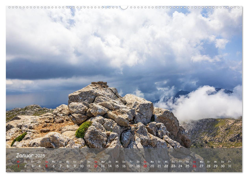 Bergparadies Mallorca (CALVENDO Premium Wandkalender 2025)