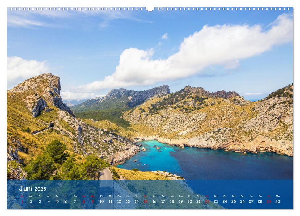 Bergparadies Mallorca (CALVENDO Premium Wandkalender 2025)