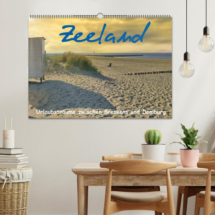 Zeeland - Urlaubsträume zwischen Breskens und Domburg (CALVENDO Wandkalender 2025)