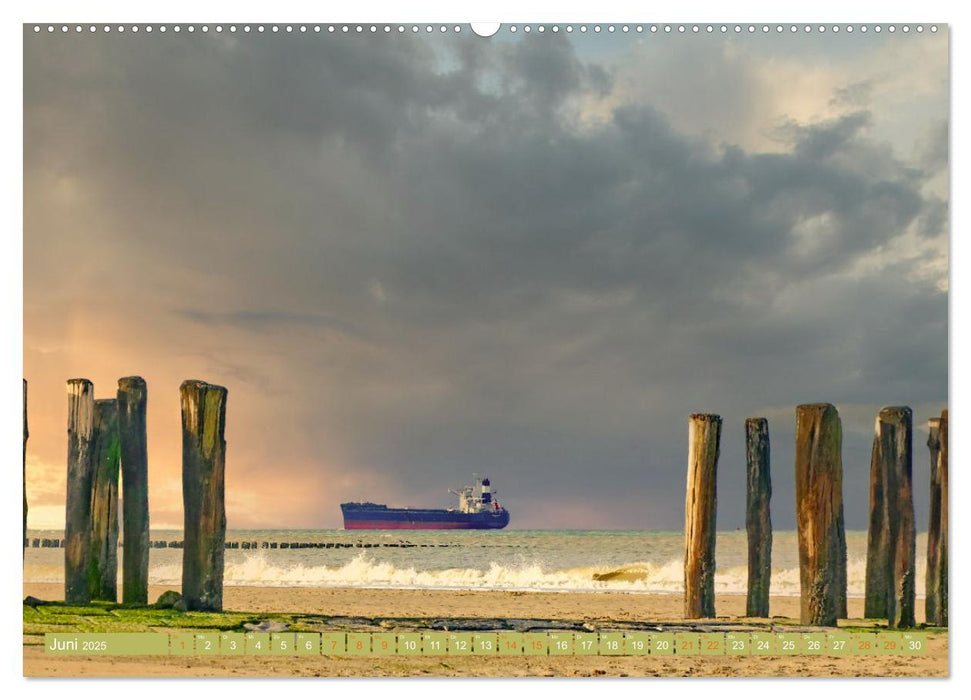 Zeeland - Urlaubsträume zwischen Breskens und Domburg (CALVENDO Wandkalender 2025)