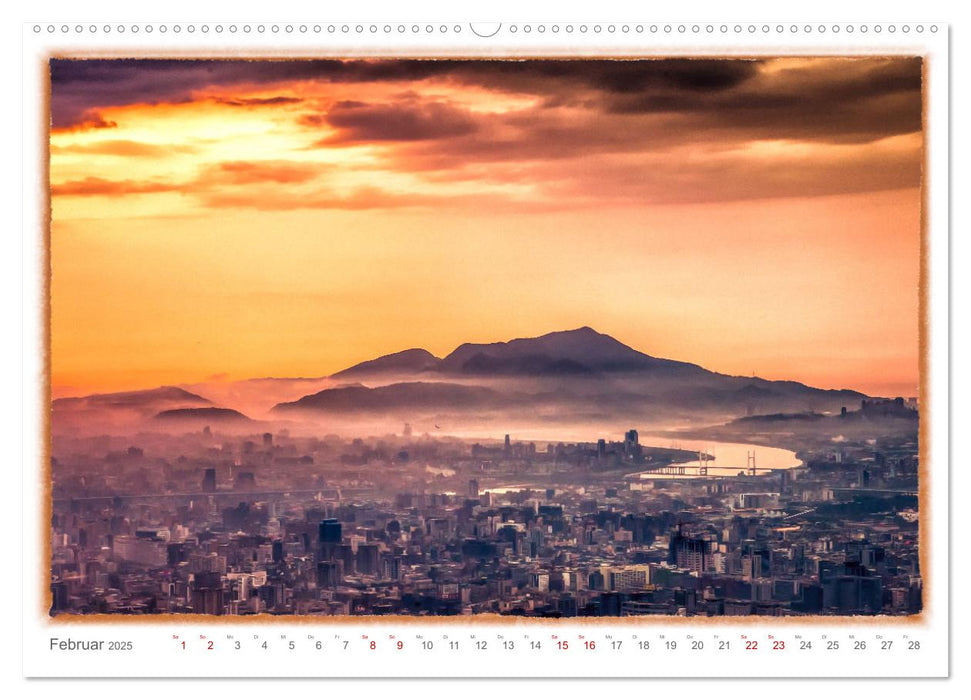 Taipeh, Hauptstadt von Taiwan (CALVENDO Premium Wandkalender 2025)