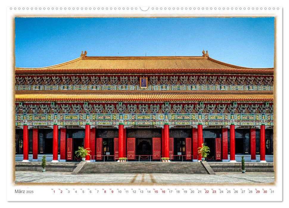 Taipeh, Hauptstadt von Taiwan (CALVENDO Premium Wandkalender 2025)