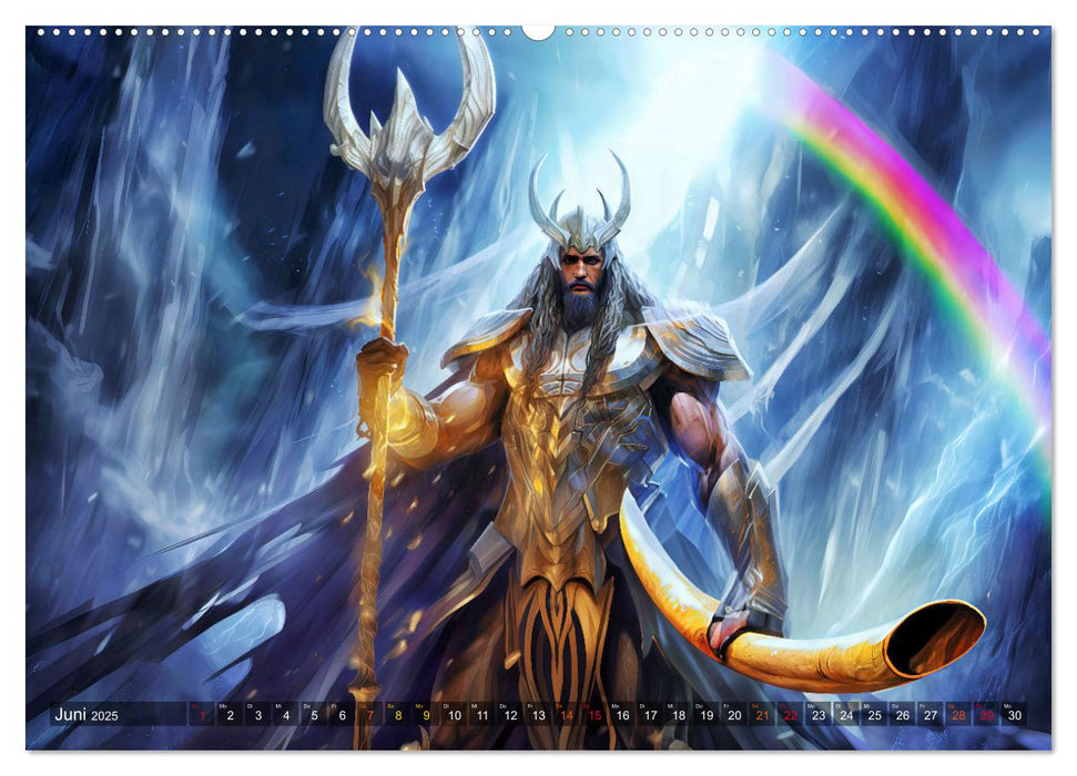 Götterdämmerung - Der Ragnarök in der nordischen Mythologie (CALVENDO Wandkalender 2025)