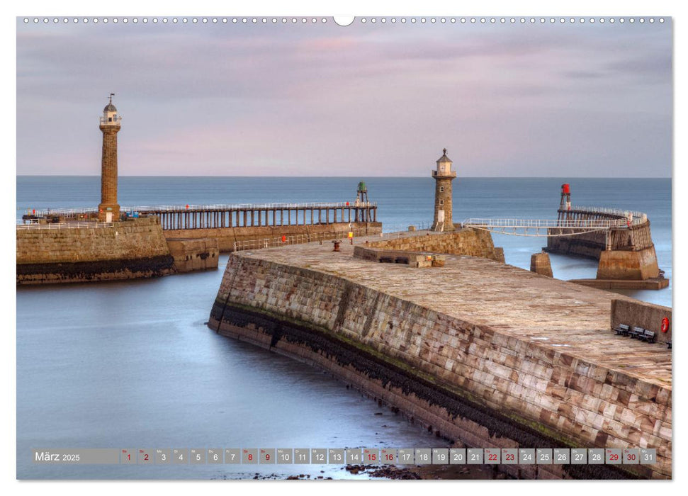 Yorkshire, England: Romantik zwischen Hochmooren und wilder Küste (CALVENDO Premium Wandkalender 2025)