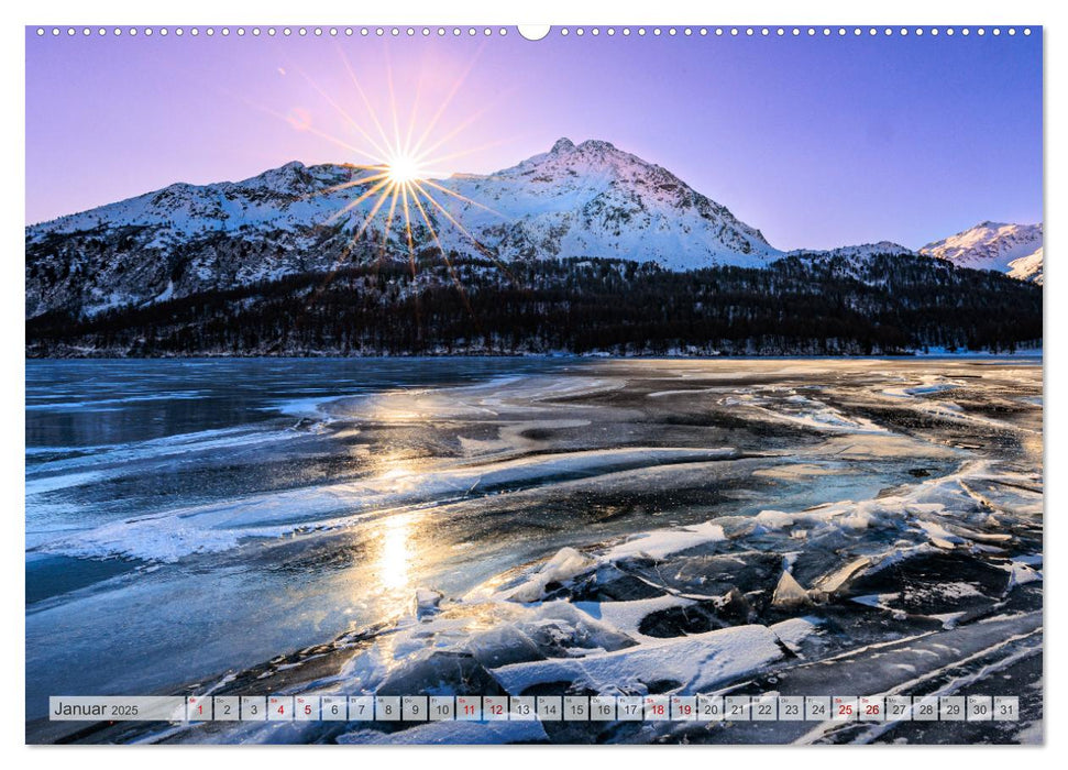 Silsersee Engadin (CALVENDO Premium Wandkalender 2025)