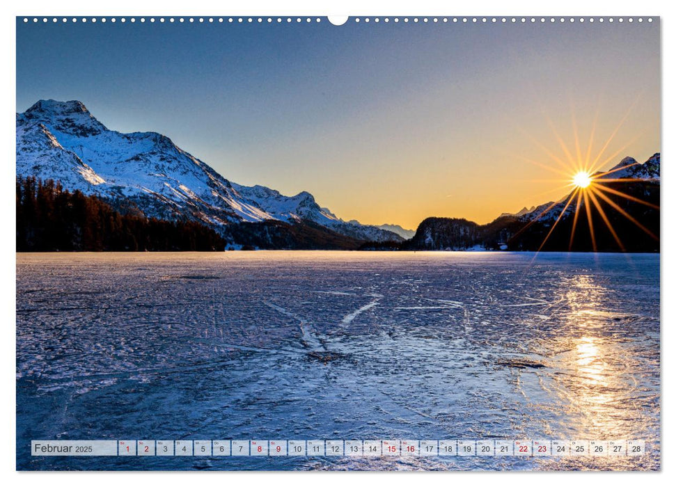 Silsersee Engadin (CALVENDO Premium Wandkalender 2025)