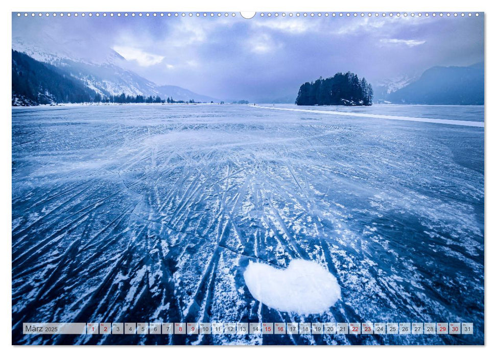 Silsersee Engadin (CALVENDO Premium Wandkalender 2025)