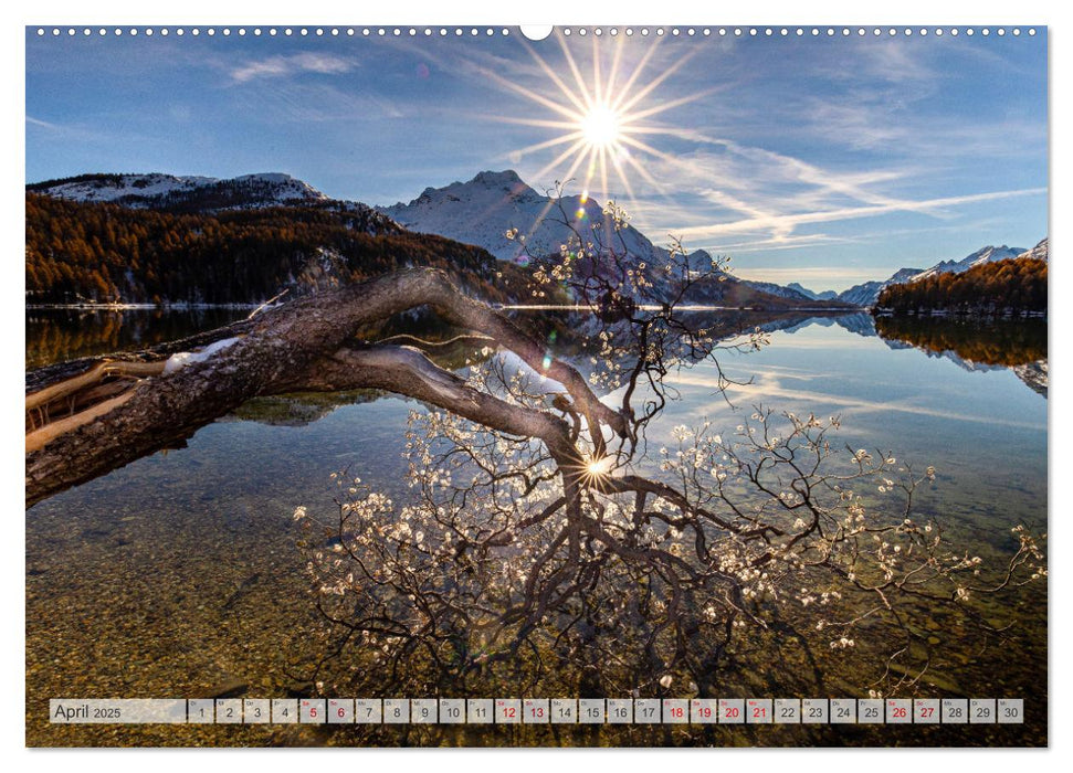 Silsersee Engadin (CALVENDO Premium Wandkalender 2025)