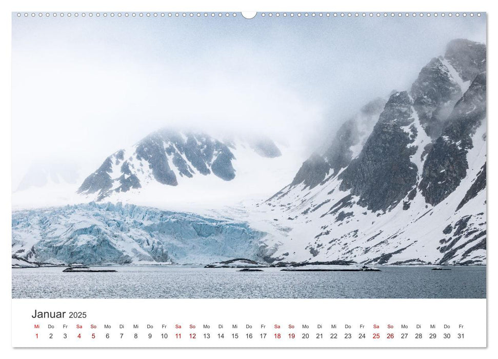 Naturparadies Svalbard (CALVENDO Premium Wandkalender 2025)