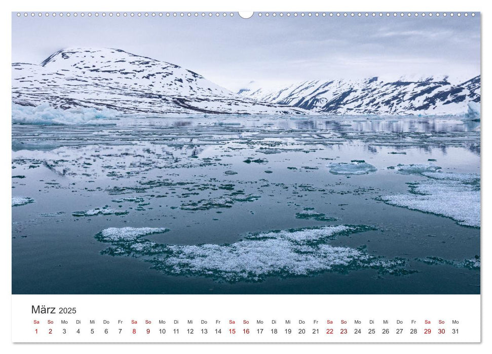 Naturparadies Svalbard (CALVENDO Premium Wandkalender 2025)