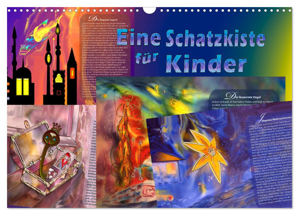 Eine Schatzkiste für Kinder (CALVENDO Wandkalender 2025)