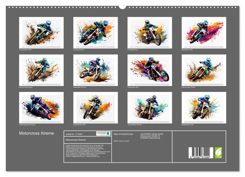 Motorcross Xtreme (CALVENDO Premium Wandkalender 2025)