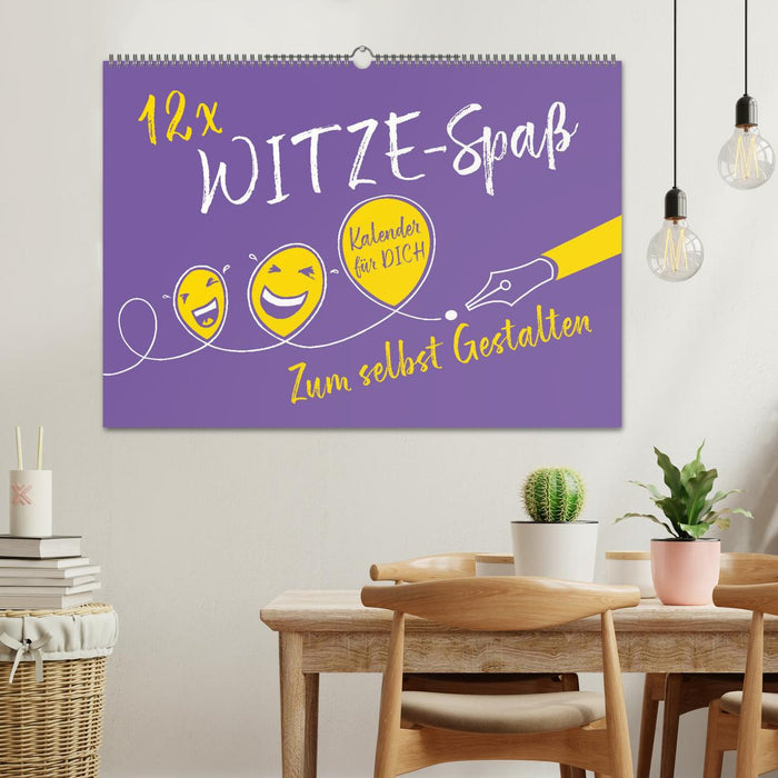 12 x WITZE-Spaß - Bastelkalender (CALVENDO Wandkalender 2025)