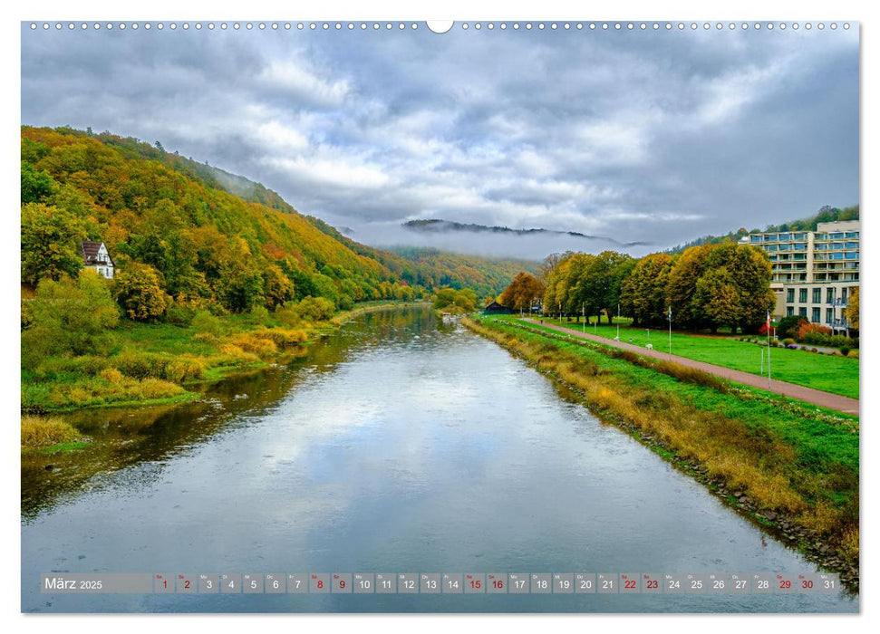 Ein Blick auf Bad Karlshafen (CALVENDO Premium Wandkalender 2025)