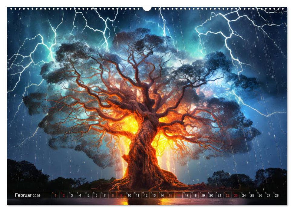 Götterdämmerung - Der Ragnarök in der nordischen Mythologie (CALVENDO Premium Wandkalender 2025)