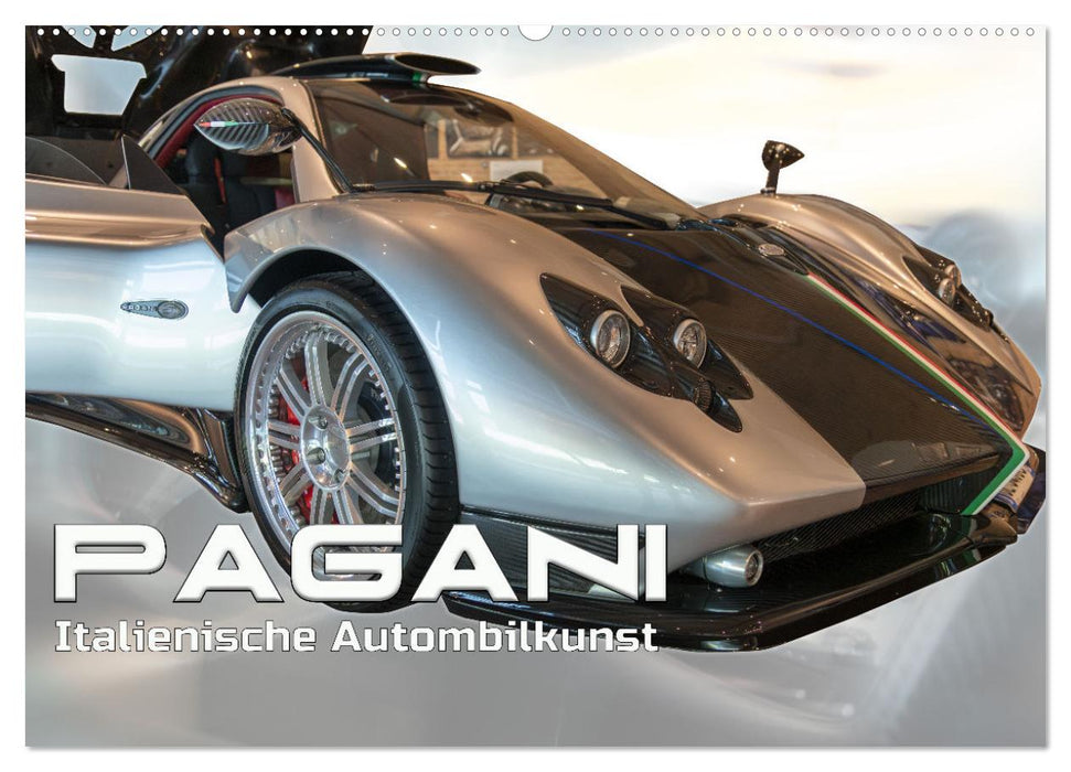 Pagani italienische Automobilkunst (CALVENDO Wandkalender 2025)