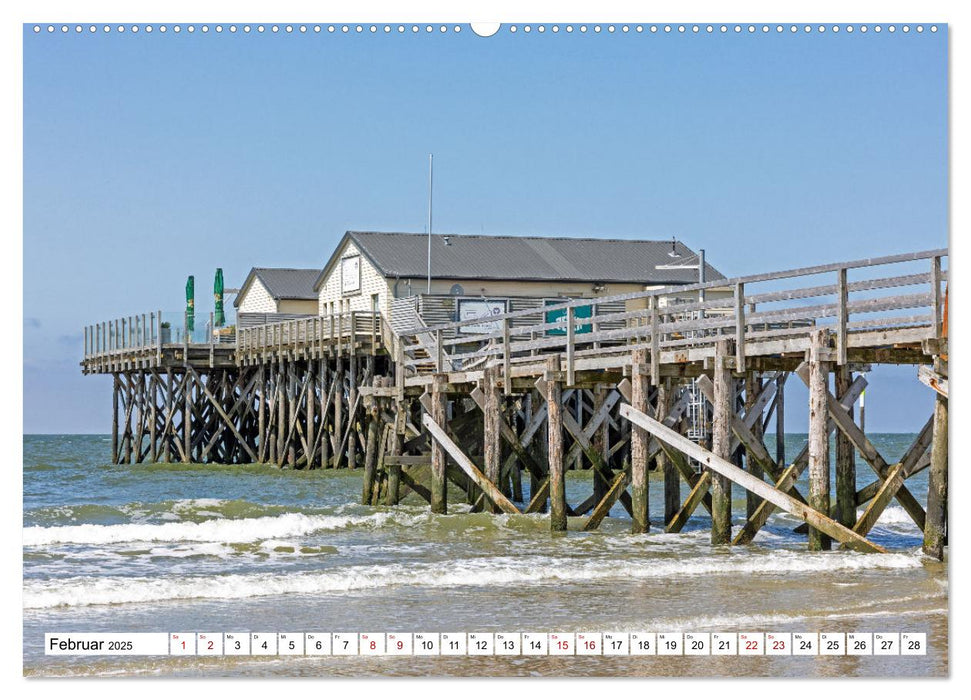 Moin Nordfriesland - Urlaub an der Nordseeküste (CALVENDO Premium Wandkalender 2025)