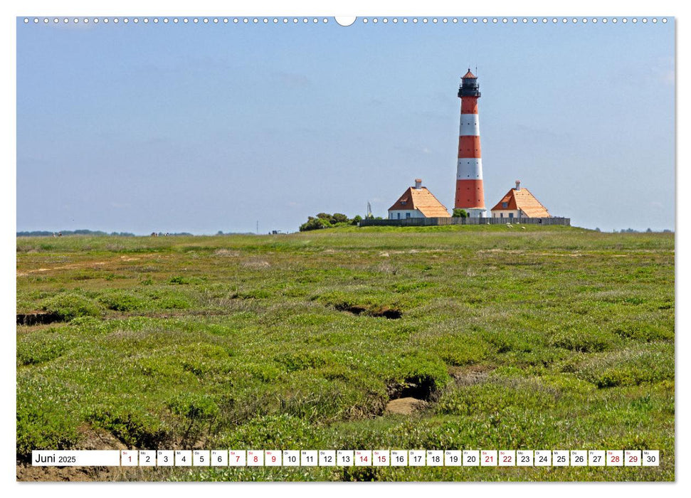 Moin Nordfriesland - Urlaub an der Nordseeküste (CALVENDO Premium Wandkalender 2025)