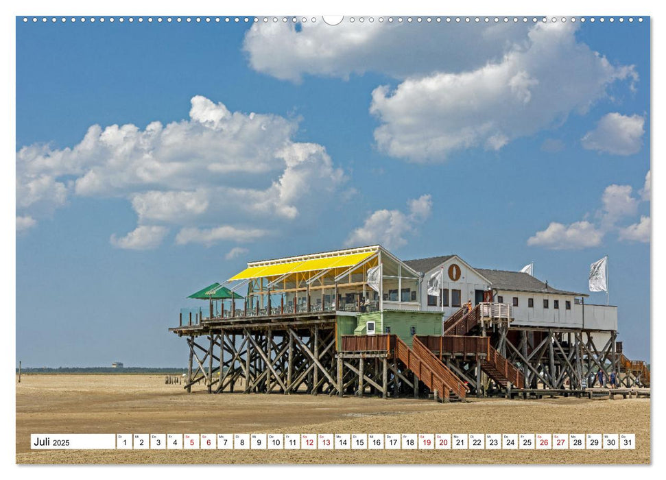 Moin Nordfriesland - Urlaub an der Nordseeküste (CALVENDO Premium Wandkalender 2025)