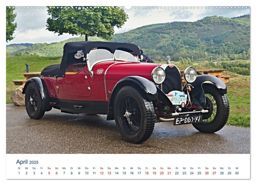 Bugatti Traumautos (CALVENDO Premium Wandkalender 2025)