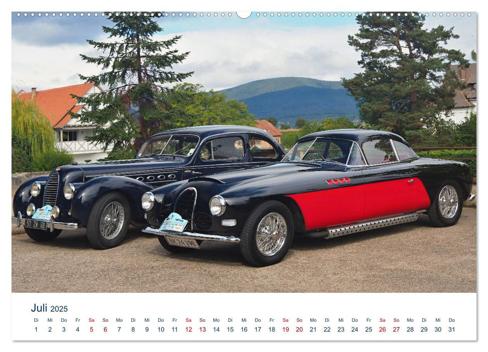 Bugatti Traumautos (CALVENDO Premium Wandkalender 2025)