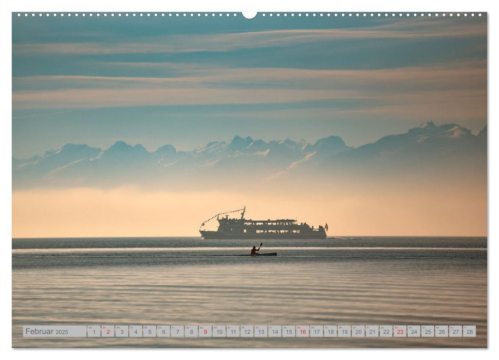 Wolken überm Bodensee (CALVENDO Premium Wandkalender 2025)