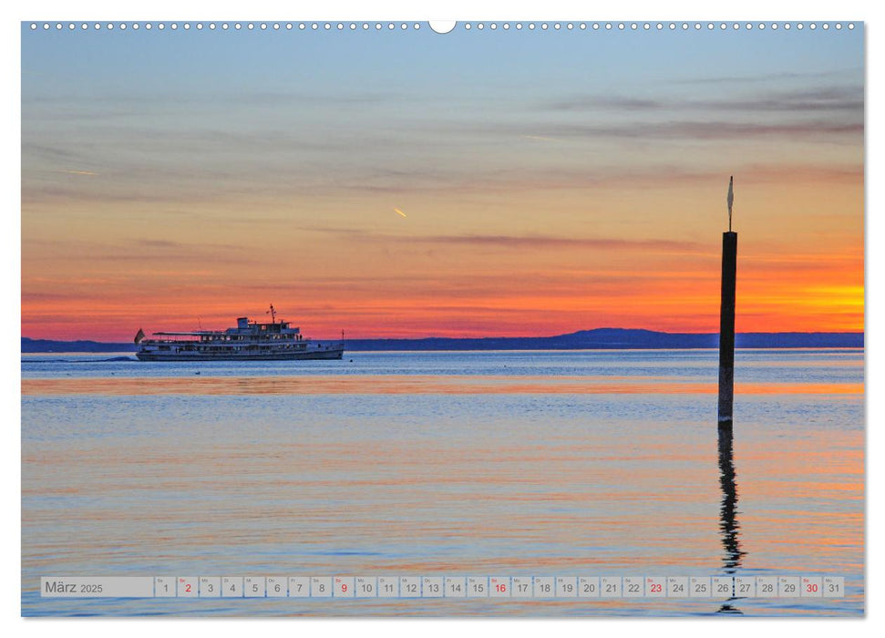 Wolken überm Bodensee (CALVENDO Premium Wandkalender 2025)