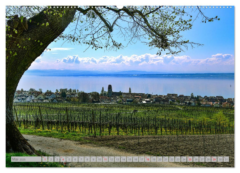 Wolken überm Bodensee (CALVENDO Premium Wandkalender 2025)