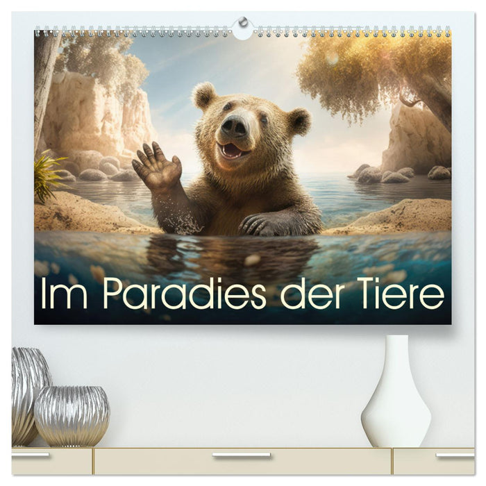 Im Paradies der Tiere (CALVENDO Premium Wandkalender 2025)