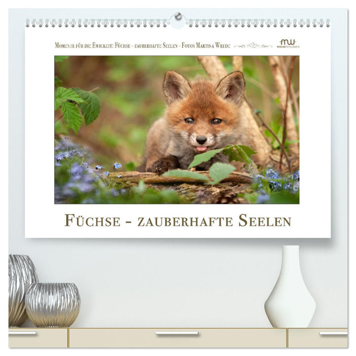 Füchse - zauberhafte Seelen (CALVENDO Premium Wandkalender 2025)