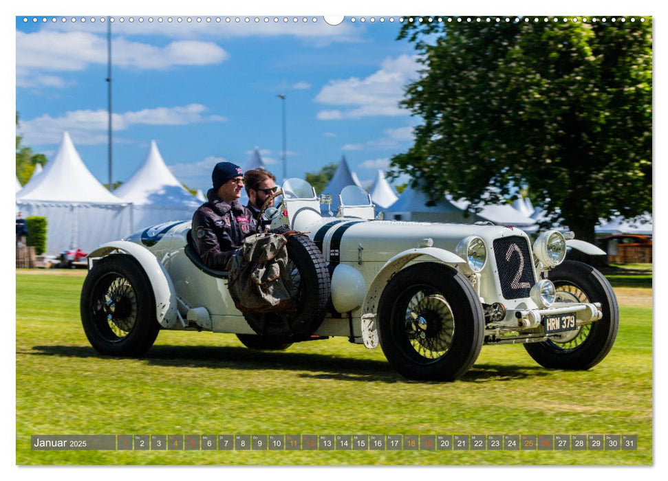 Historischer Rennsport - vom Feinsten (CALVENDO Premium Wandkalender 2025)