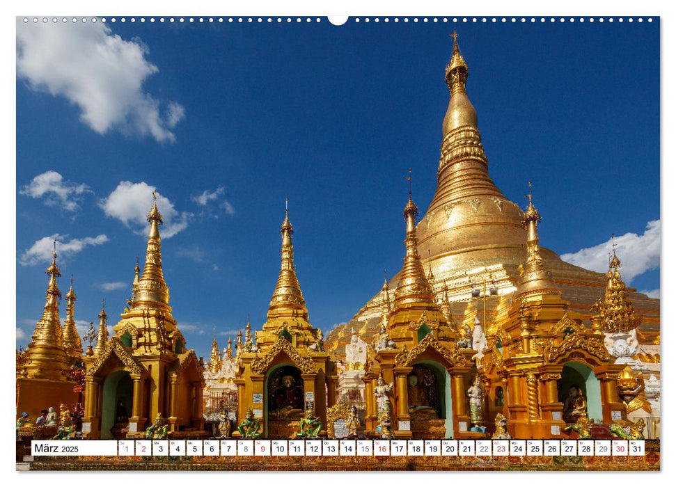 Wunderbares Myanmar (CALVENDO Premium Wandkalender 2025)