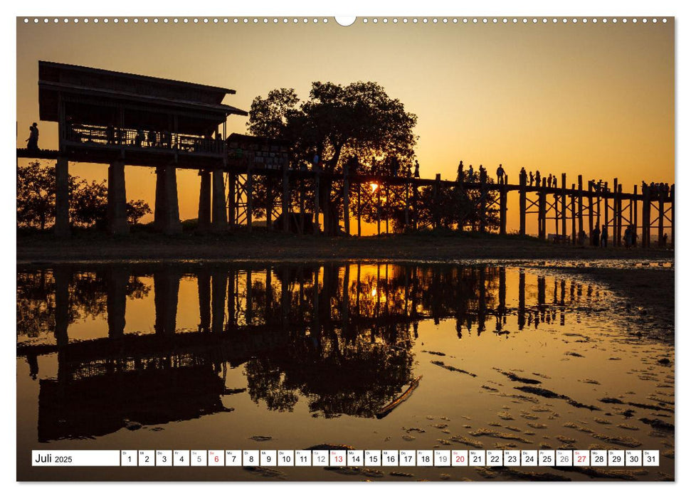 Wunderbares Myanmar (CALVENDO Premium Wandkalender 2025)