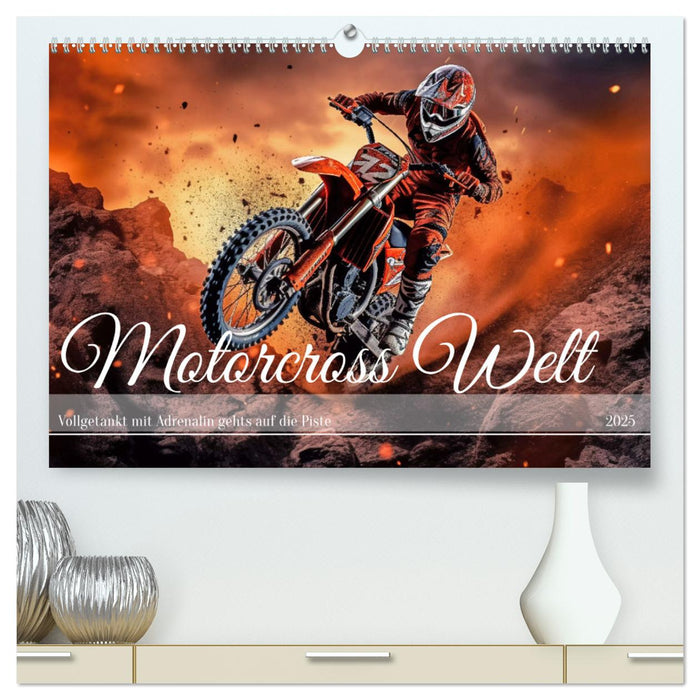 Motorcross Welt (CALVENDO Premium Wandkalender 2025)