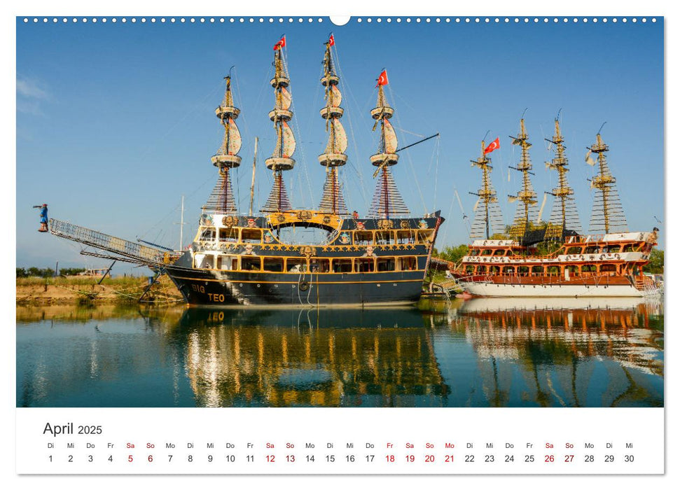 Flussfahrt in Manavgat (CALVENDO Premium Wandkalender 2025)