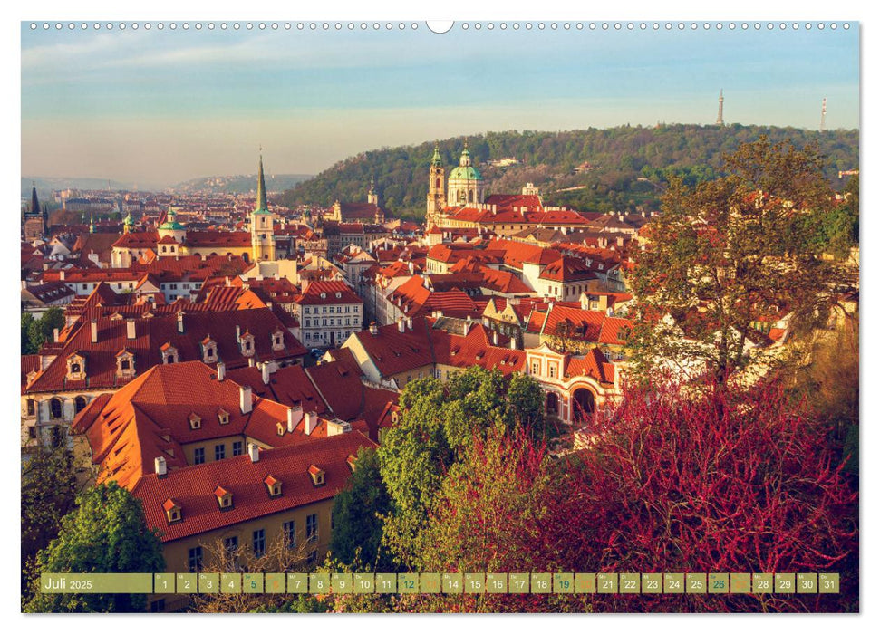 Aussichten auf Prag (CALVENDO Premium Wandkalender 2025)