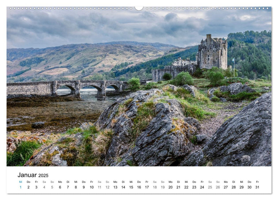 Schottland - Im Farbklang des Lichts (CALVENDO Premium Wandkalender 2025)