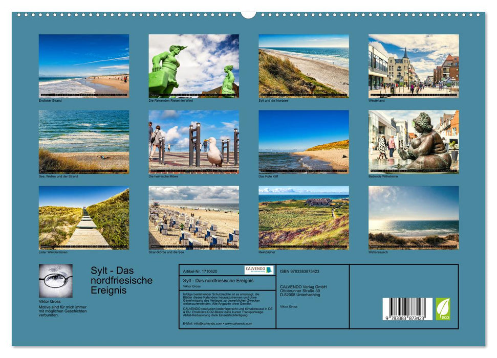 Sylt - Das nordfriesische Ereignis (CALVENDO Premium Wandkalender 2025)