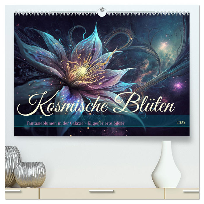 Kosmische Blüten (CALVENDO Premium Wandkalender 2025)