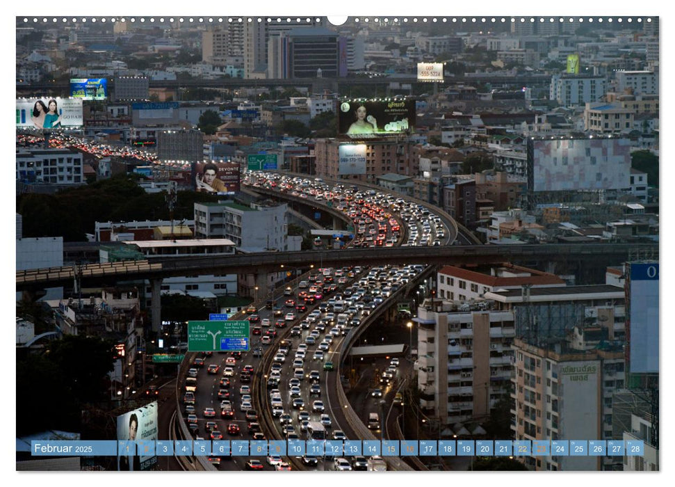 Bangkok Stadt der Engel von Ralf Kretschmer (CALVENDO Premium Wandkalender 2025)