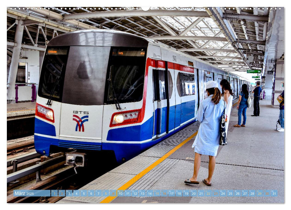 Bangkok Stadt der Engel von Ralf Kretschmer (CALVENDO Premium Wandkalender 2025)