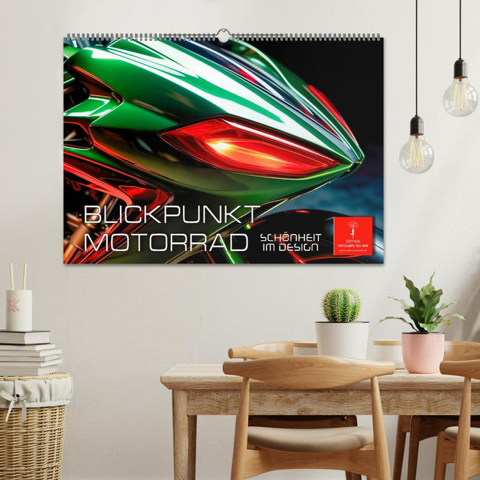 Blickpunkt Motorrad Schönheit im Design (CALVENDO Wandkalender 2025)