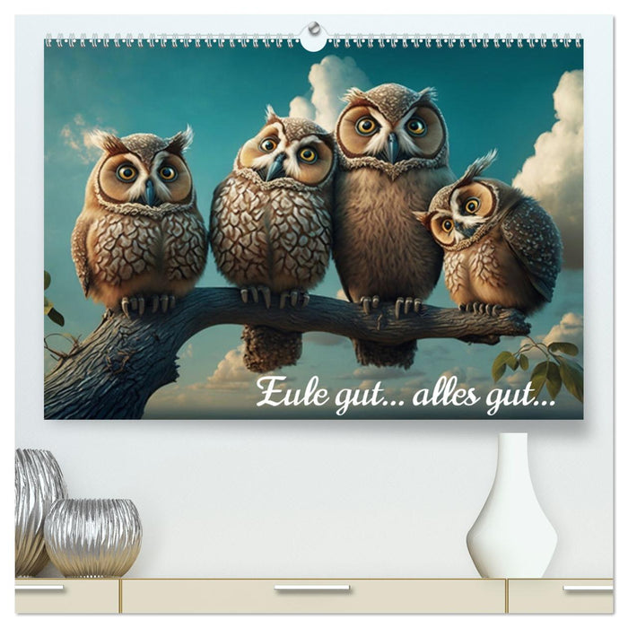 Eule gut... alles gut! (CALVENDO Premium Wandkalender 2025)