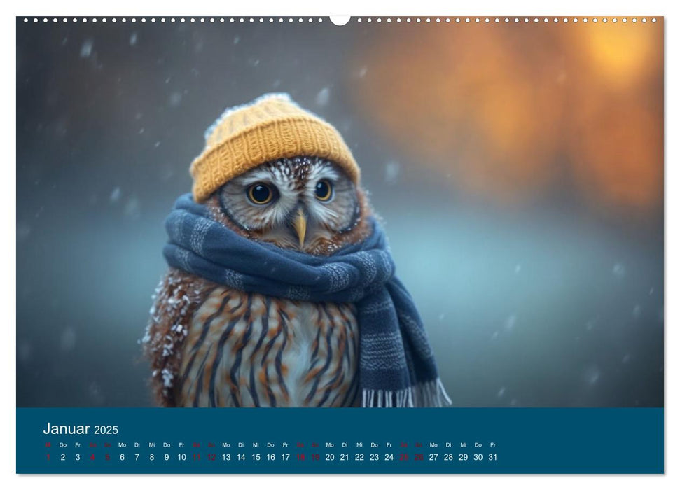 Eule gut... alles gut! (CALVENDO Premium Wandkalender 2025)