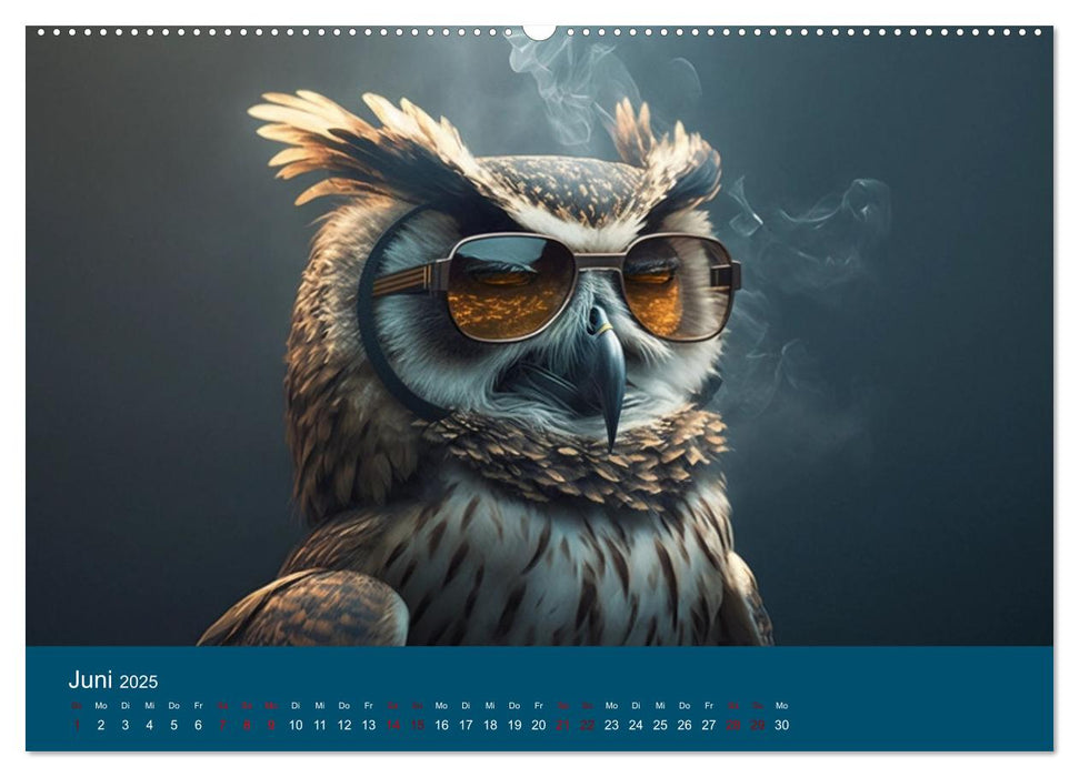 Eule gut... alles gut! (CALVENDO Premium Wandkalender 2025)