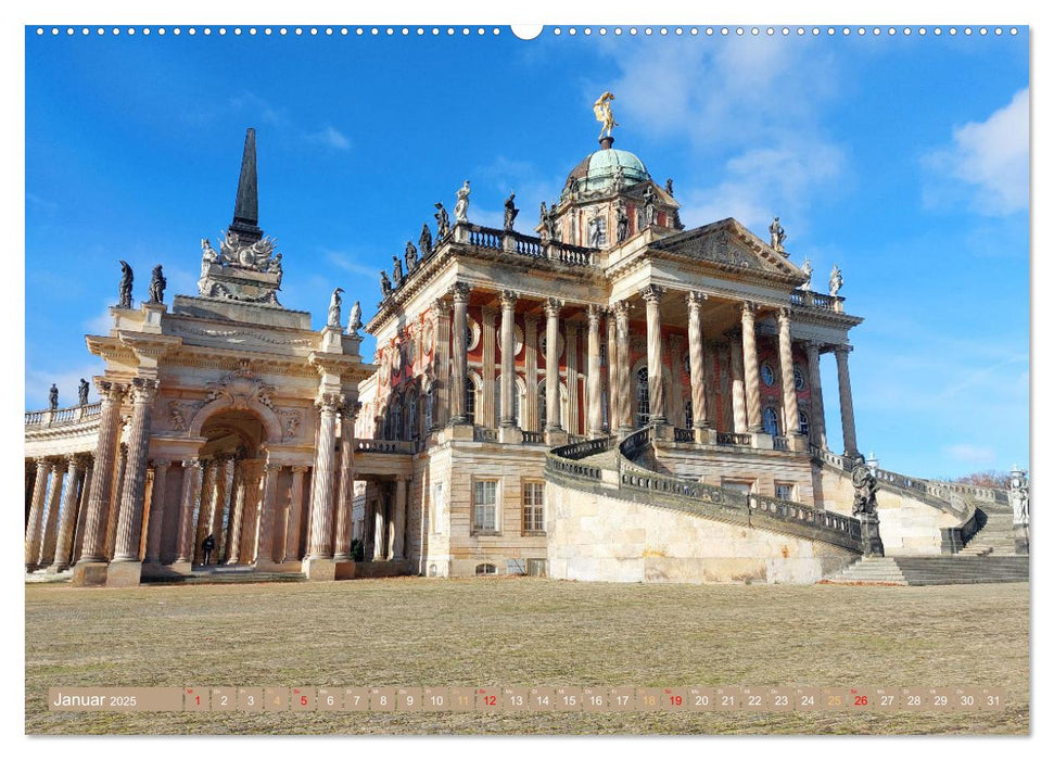 Rund ums Neue Palais - Potsdam (CALVENDO Premium Wandkalender 2025)