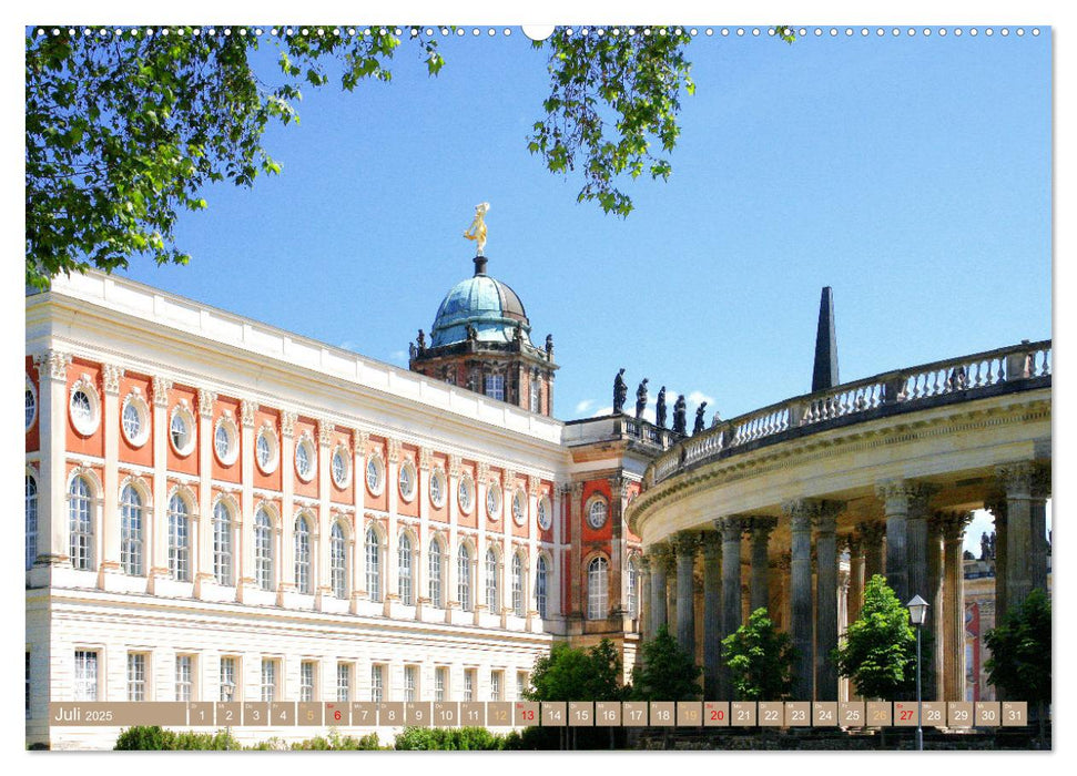 Rund ums Neue Palais - Potsdam (CALVENDO Premium Wandkalender 2025)